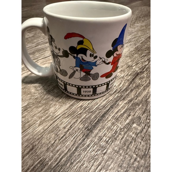 Disney Mickey Mouse Thru the Years Mug Applause 1935 1938 1947 Ceramic - Picture 2 of 4